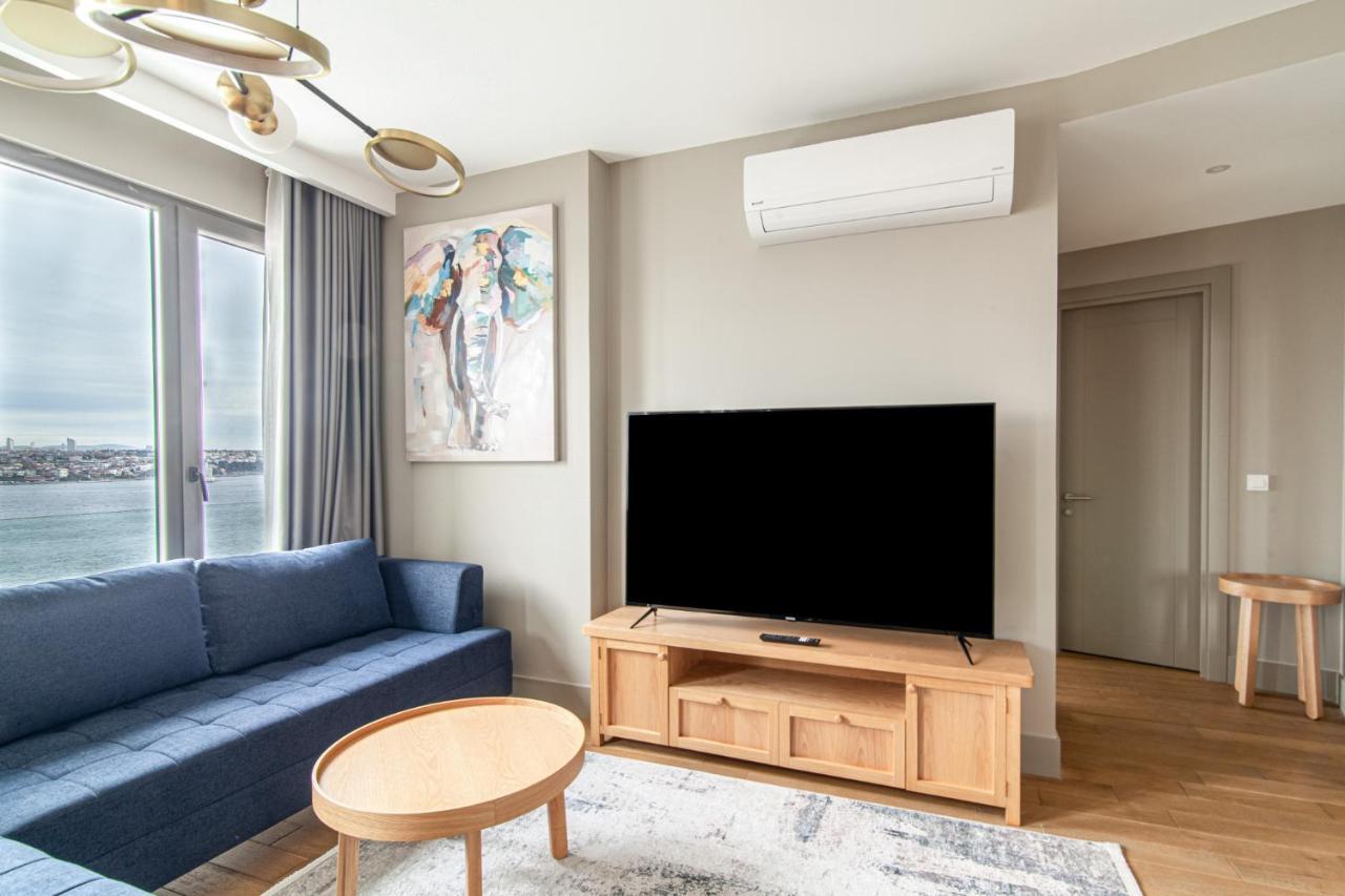 Flat With Panoramic Bosphorus View In Cihangir Istanbul Exterior photo